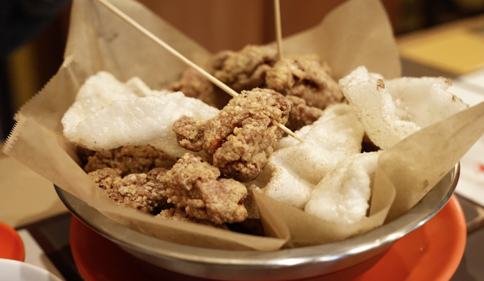 Popcorn Chicken at Half and Half Good Old Time